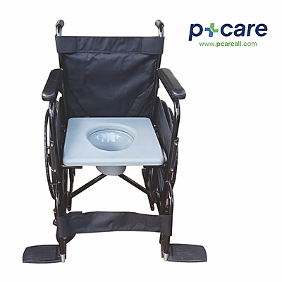 Commode Foldable Wheelchair