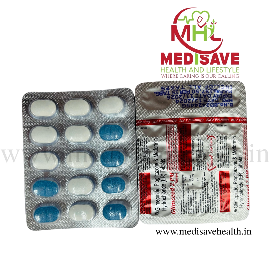 Glimceed 2 PM Tablet (1*15) Glimceed 2 PM Tablet (1*15)