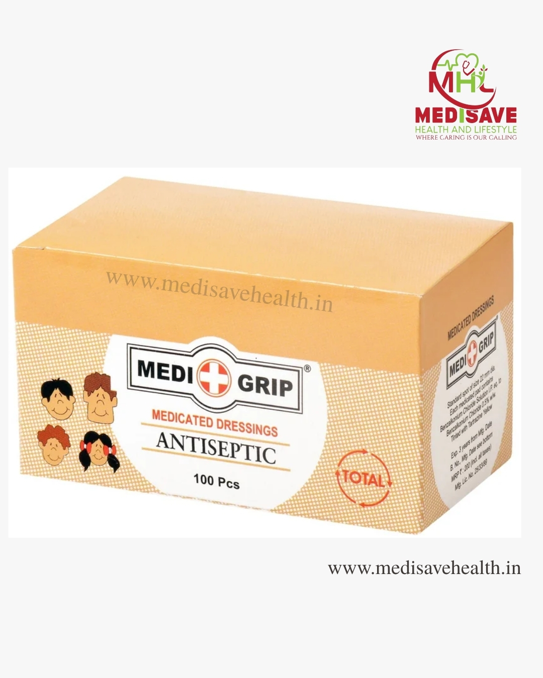 Adhesive Bandage(Antiseptic) - Round