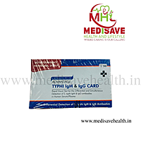 Advantage Typhi IgM & IgG Card - J mitra