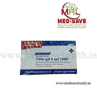 Advantage Typhi IgM & IgG Card - J mitra