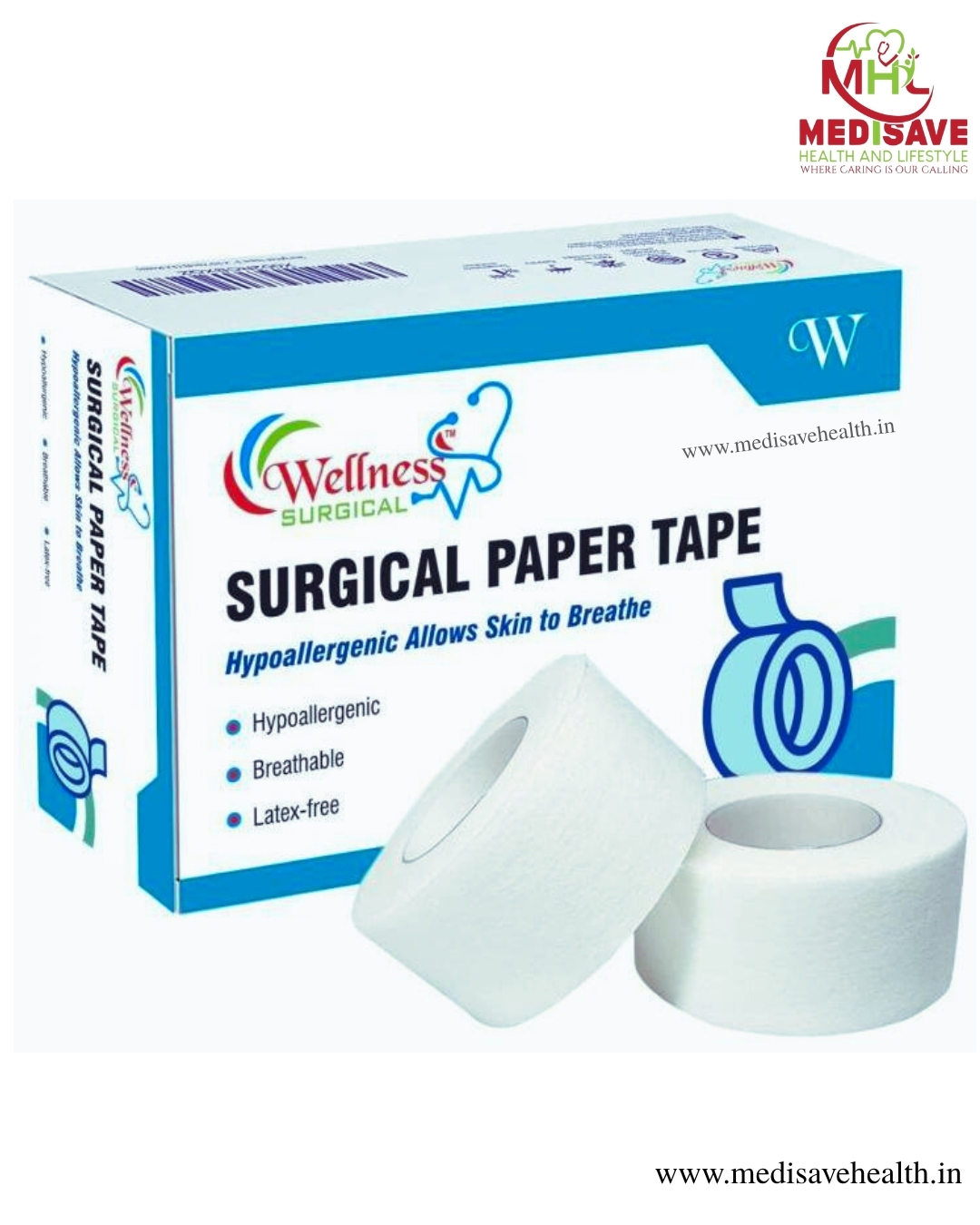 MICROPOROUS SURGICAL PAPER TAPE - WELLNESS