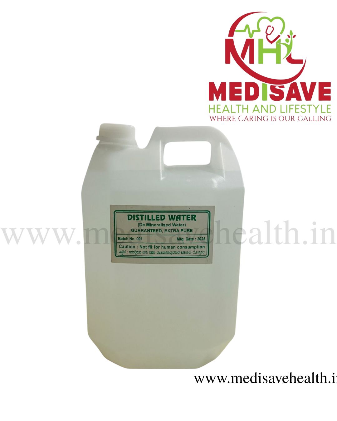 Distilled Water 5Ltr