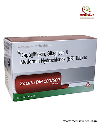 Zotsita DM 100/500 Tablet (1*10) Zotsita DM 100/500 Tablet (1*10)