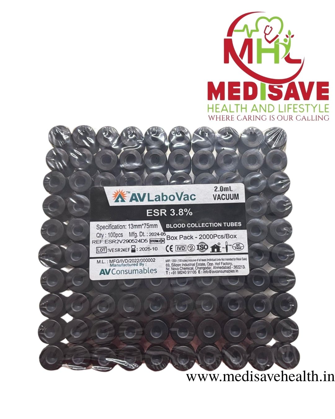 VACCUM TUBES ESR TUBES (BLACK) 3.8% 2ML