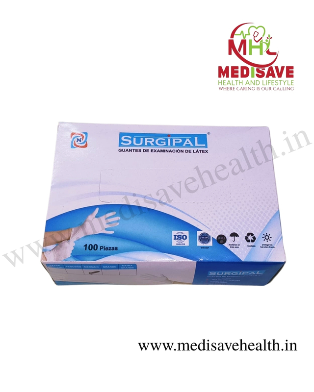 Nitrile Examination Gloves-M - SURGIPAL