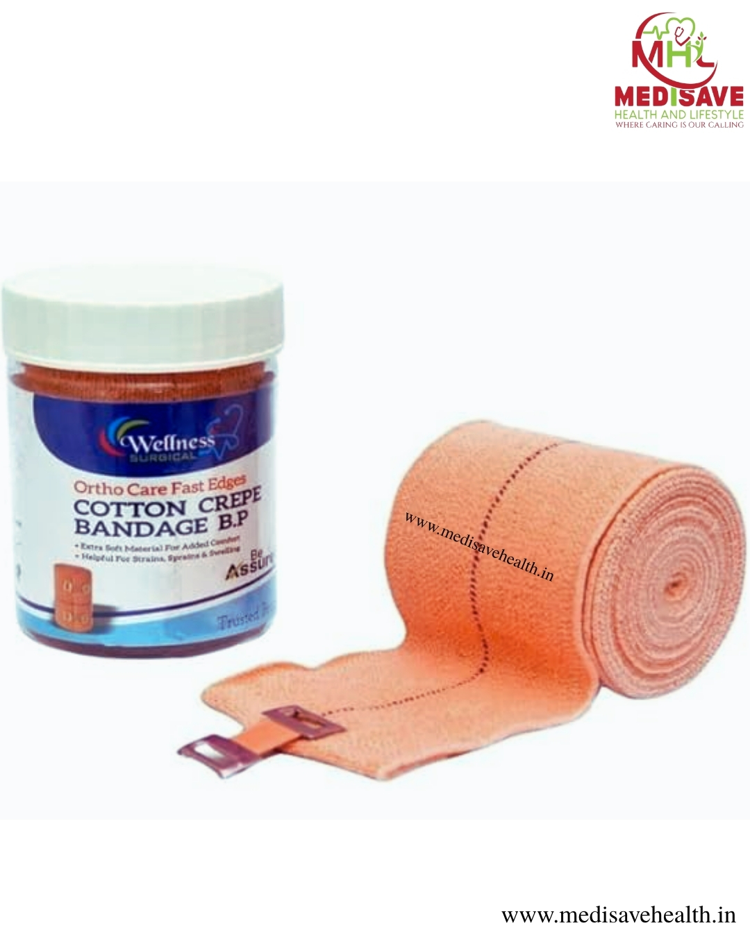 PREMIUM COTTON CREPE BANDAGE- WELLNESS