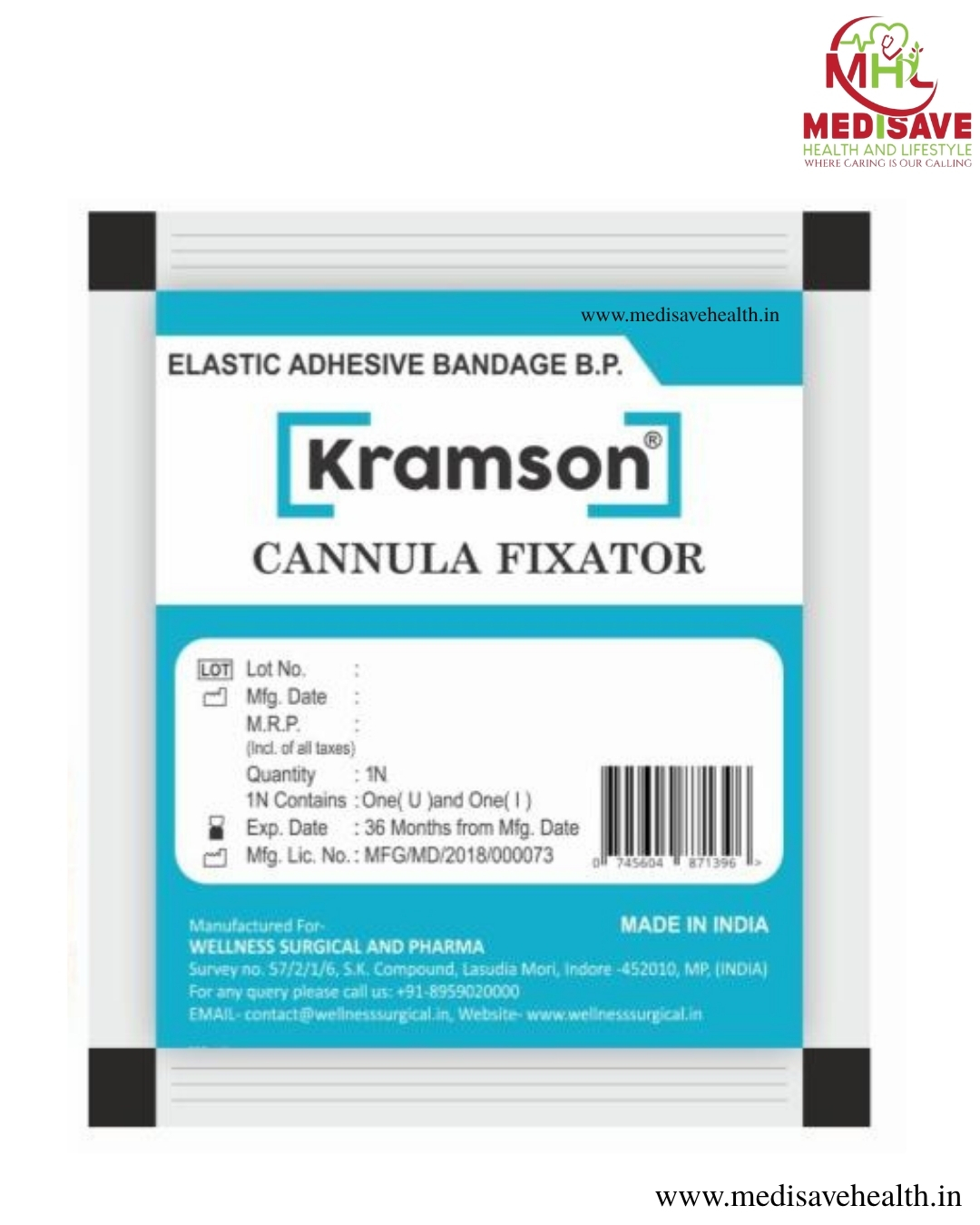 CANNULA FIXATOR - WELLNESS CANNULA FIXATOR - WELLNESS