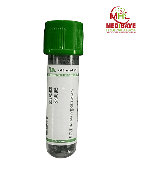 LITHIUM HEPARIN NON VACUUM-3ML-ULTIMATE