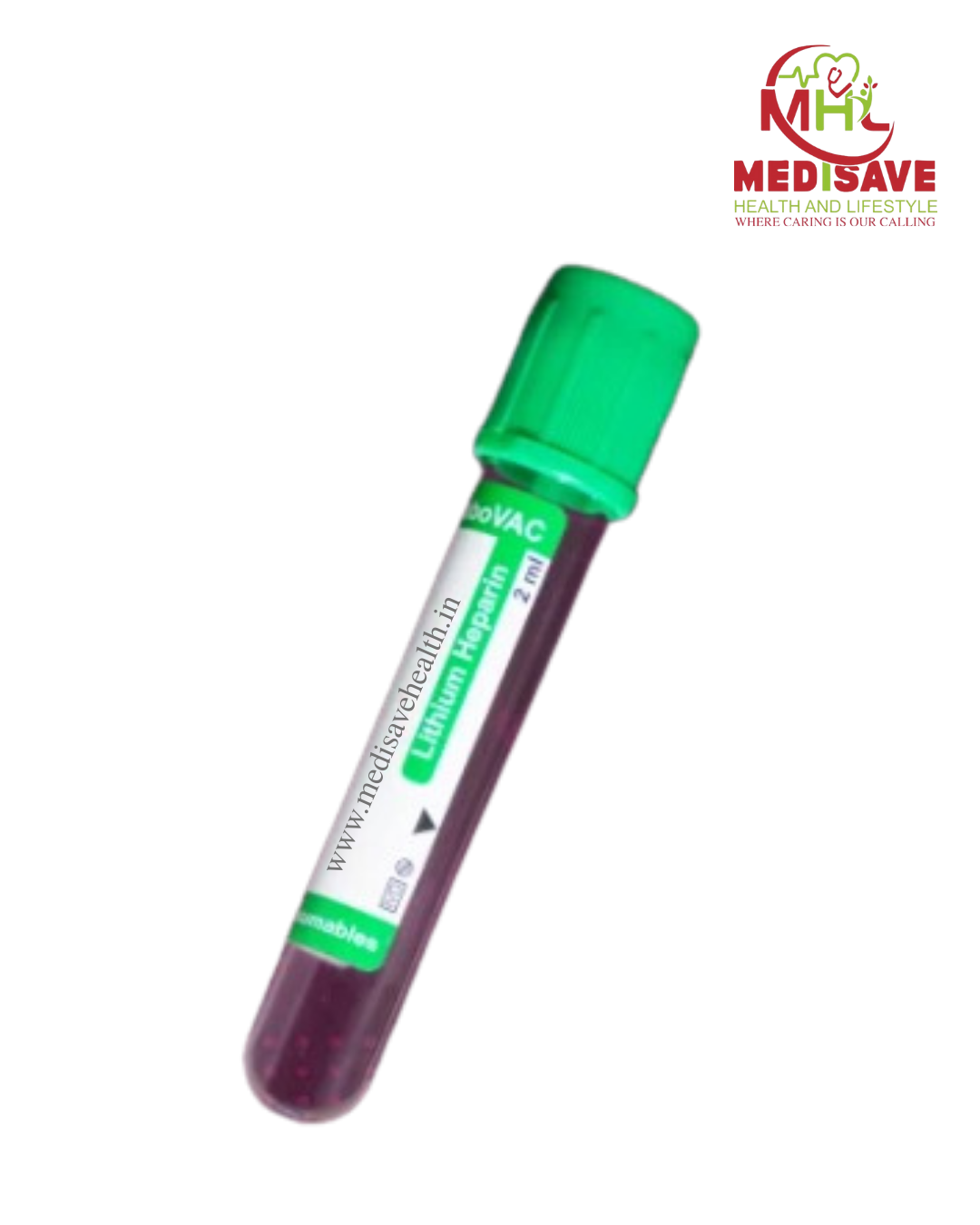 LITHIUM HEPARIN NON VACCUM SAFETY CAP TUBES