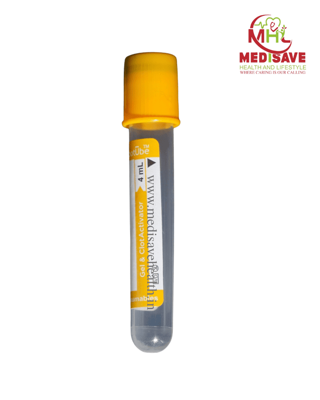 NON VACCUM GEL+CLOT 4 ML WITH SAFETY CAP TUBES