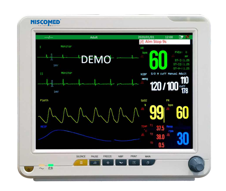 Niscomed Multipara Monitor 5 Para With Stand Aqua 12