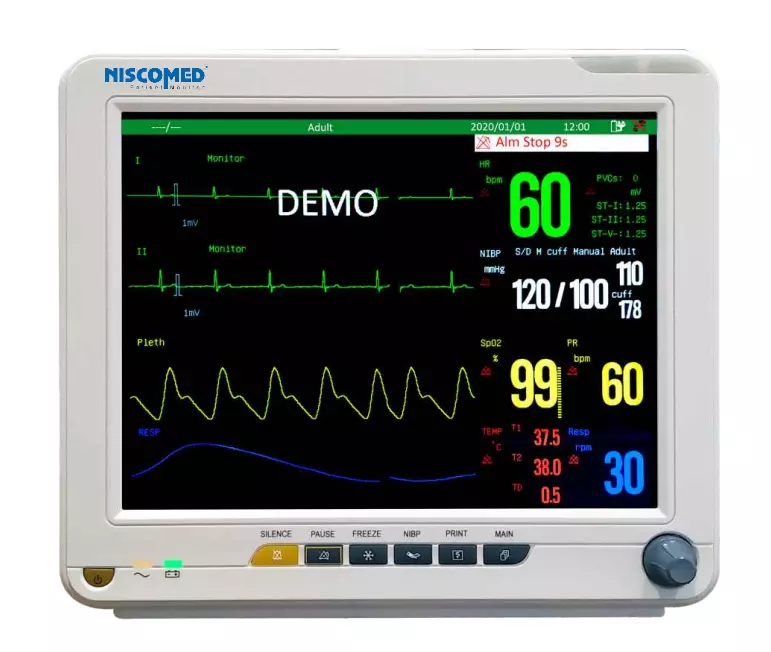 Niscomed Multipara Monitor 5 Para With Stand Aqua 12