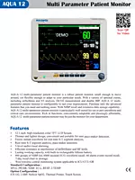 Niscomed Multipara Monitor 5 Para With Stand Aqua 12