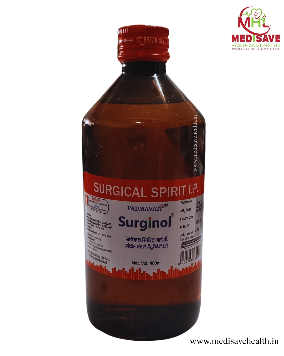 Surgical Spirit I.P.- Surginol