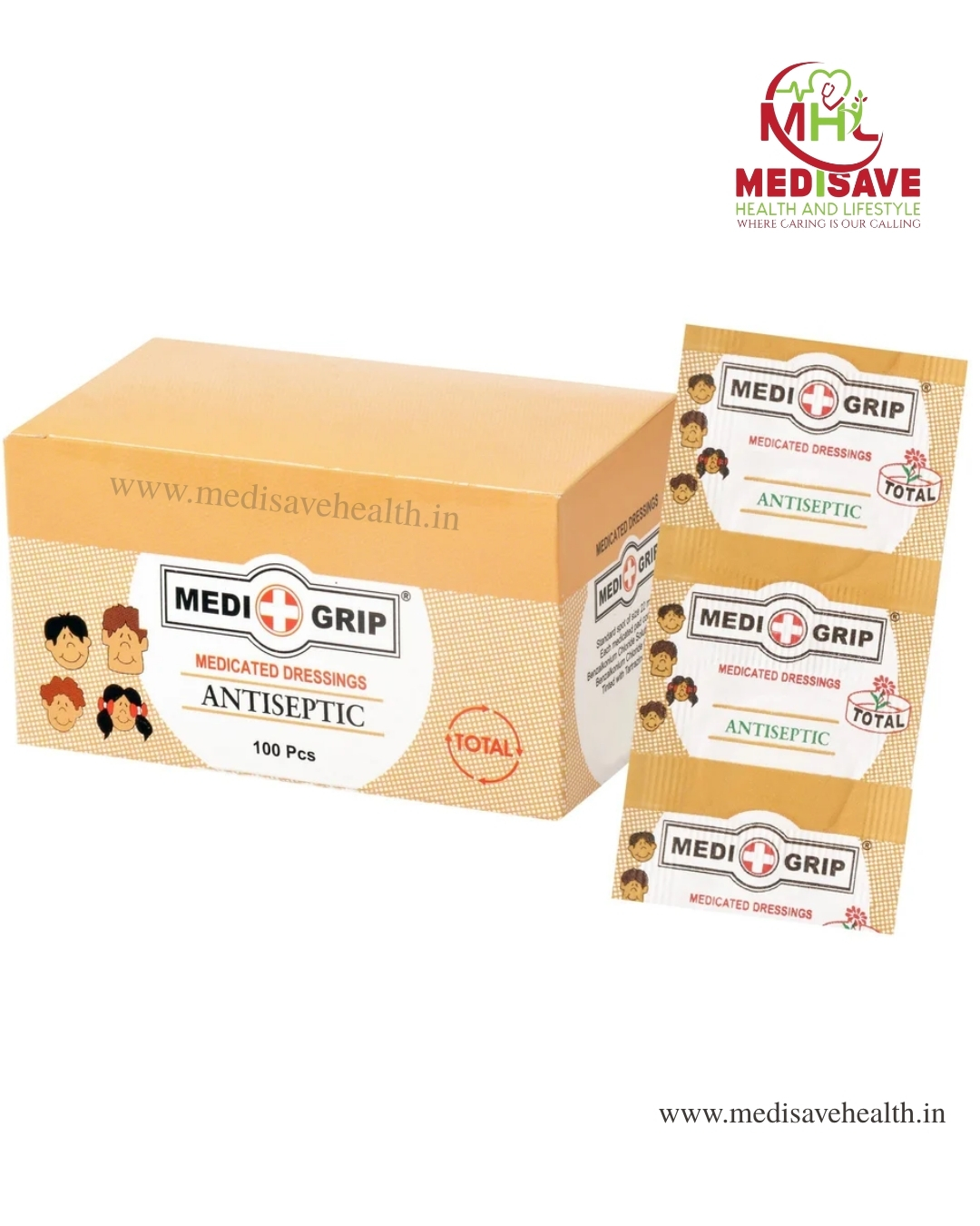 Adhesive Bandage(Antiseptic) - Round