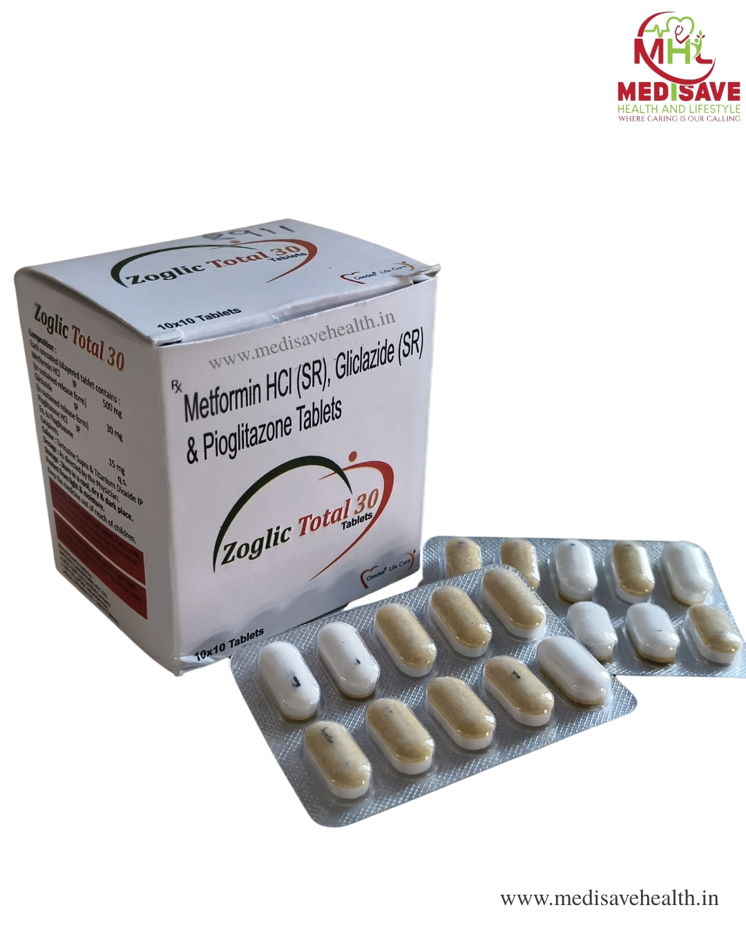 Zoglic Total 30 Tablet (1*10)