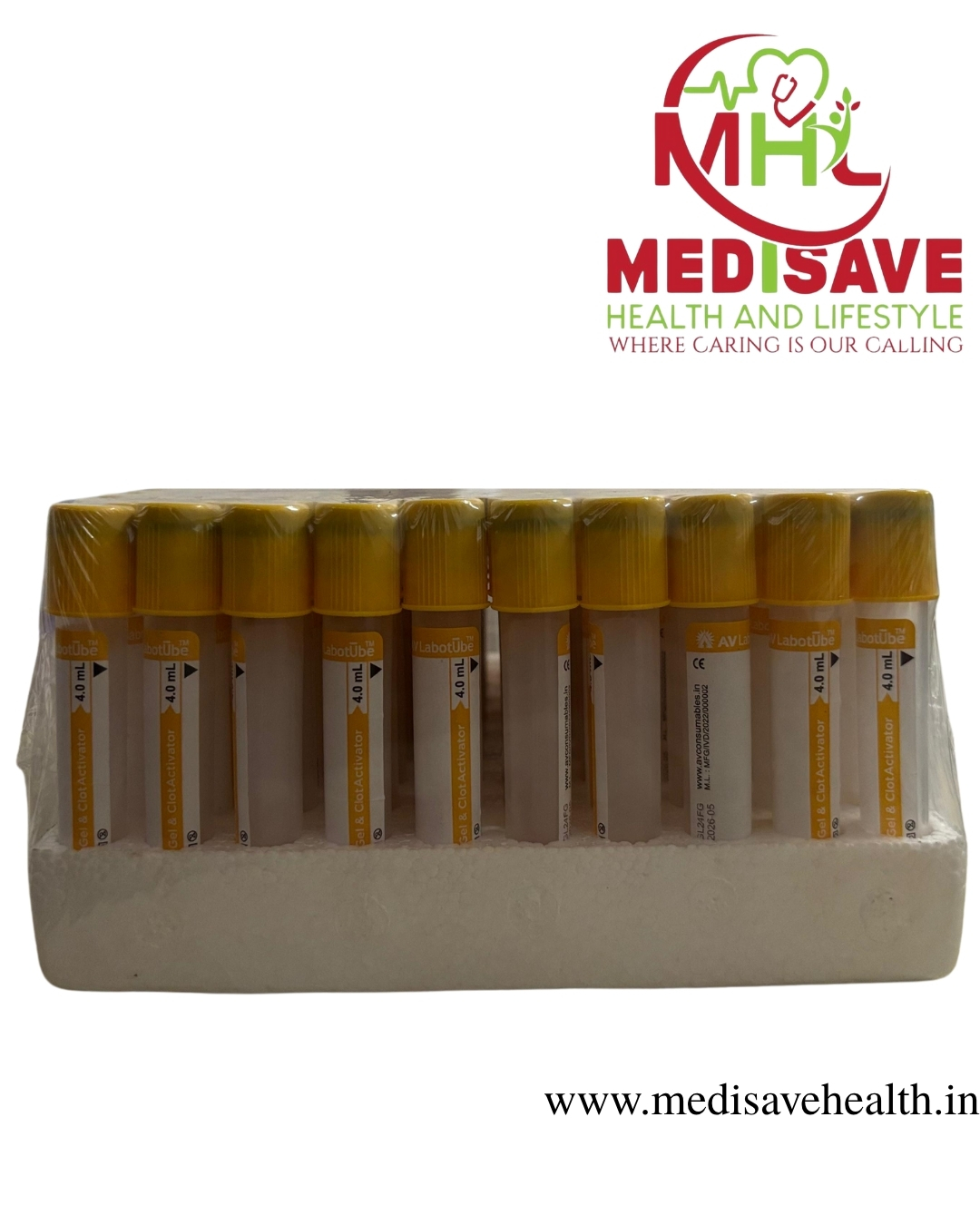 NON VACCUM GEL+CLOT 4 ML WITH SAFETY CAP TUBES