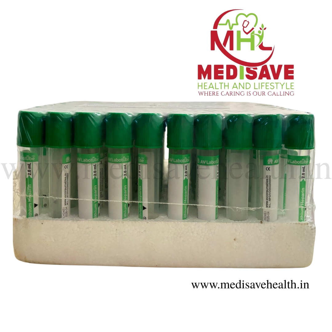 LITHIUM HEPARIN NON VACCUM SAFETY CAP TUBES