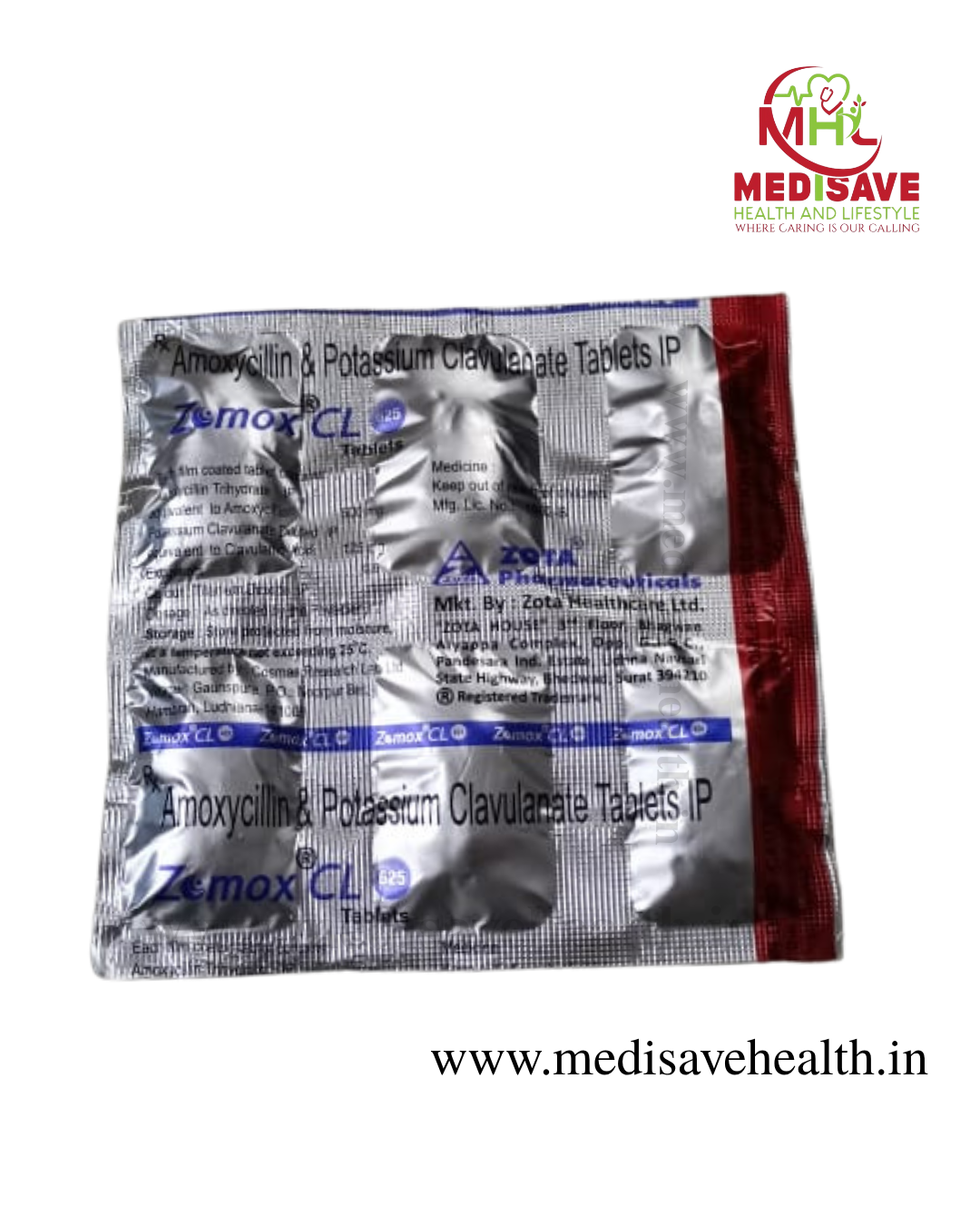 Zomox CL 625 Tablet (1*6)