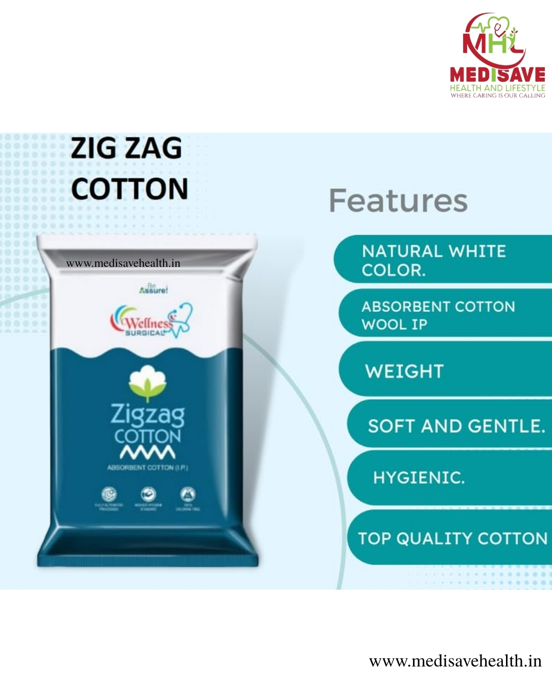 ZIG-ZAG COTTON- WELLNESS