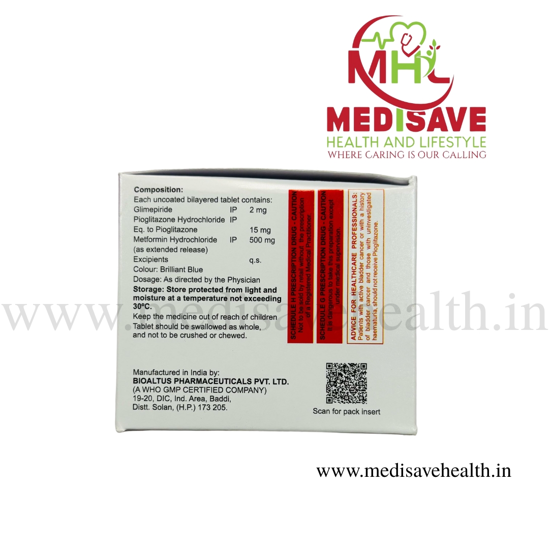 Glimceed 2 PM Tablet (1*15)