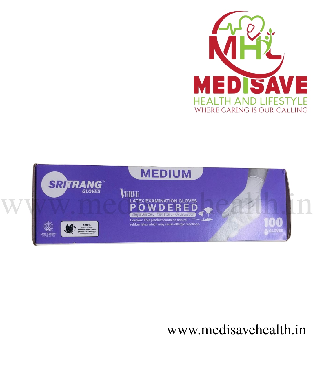 LATEX EXAMINATION GLOVES SRITRANG