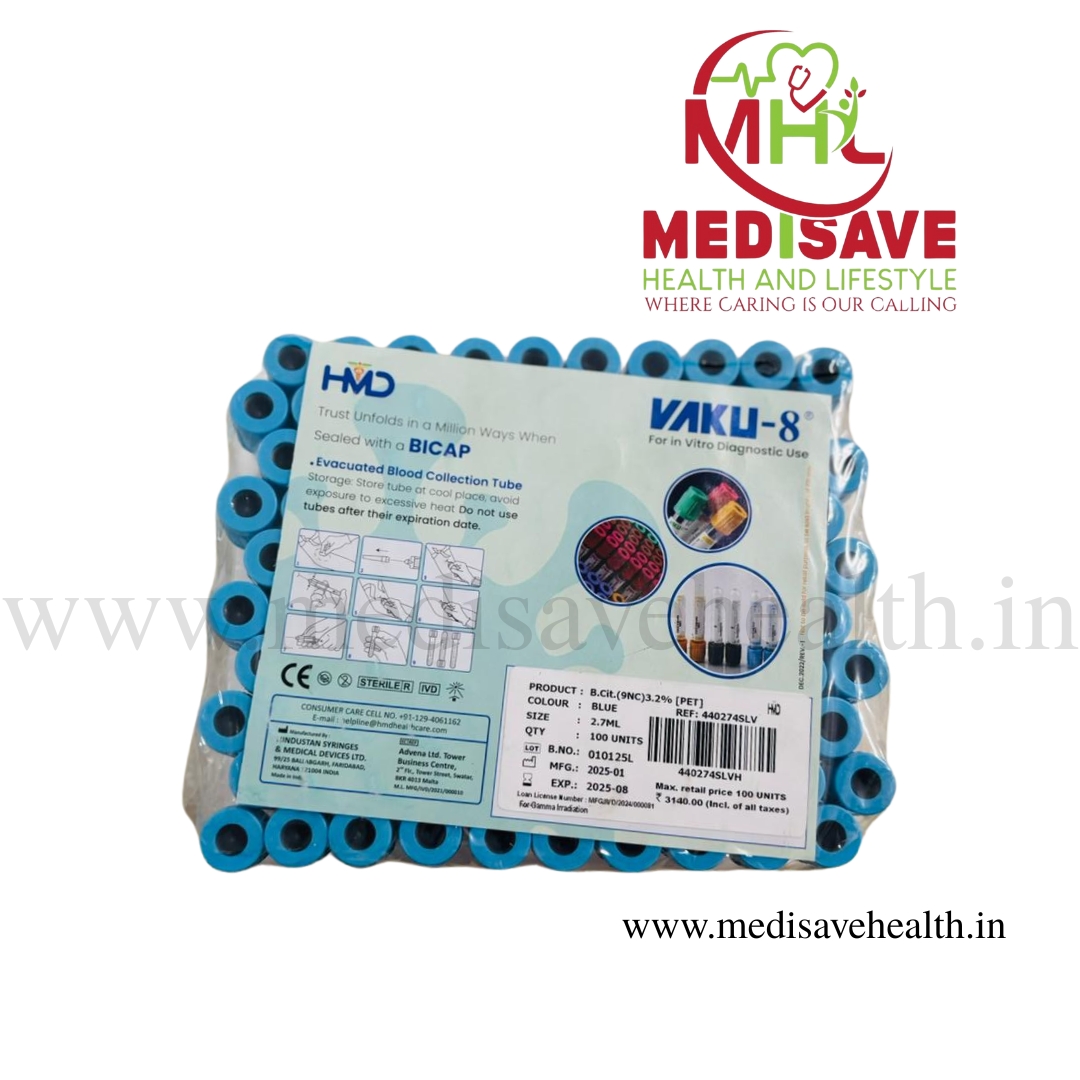 SODIUM CITRATE VACCUM 4ml TUBE( BLUE )-HMD