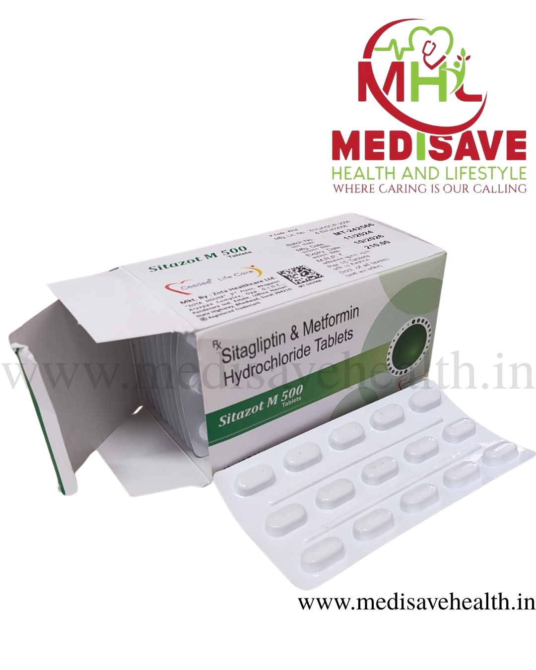 Sitazot M 500 Tablet (1*15) Sitazot M 500 Tablet (1*15)