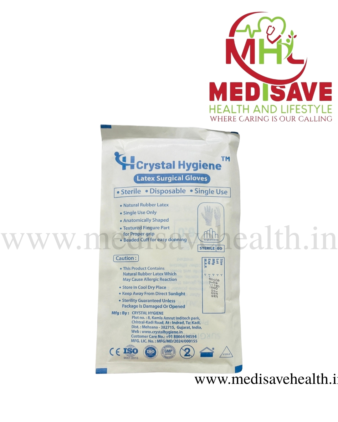 Latex Surgical Gloves - CRYSTO_MED