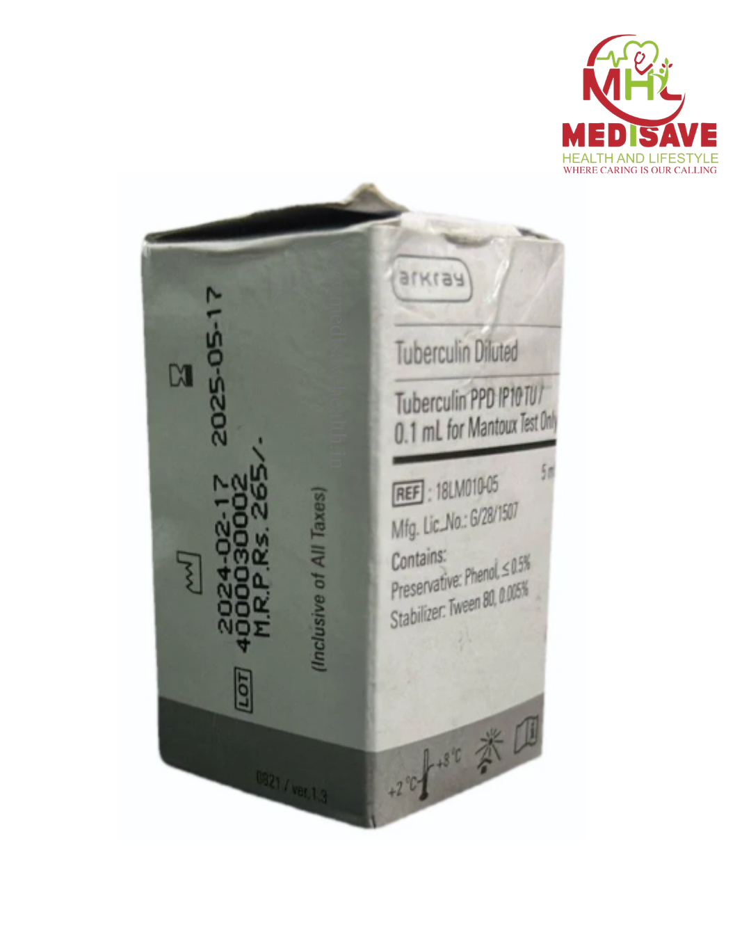 PPD TURBERCULIN 5ML - ARKRAY