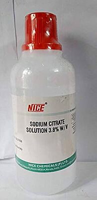 SODIUM CITRATE SOLUTION- 500 ML - nice SODIUM CITRATE SOLUTION- 500 ML - nice