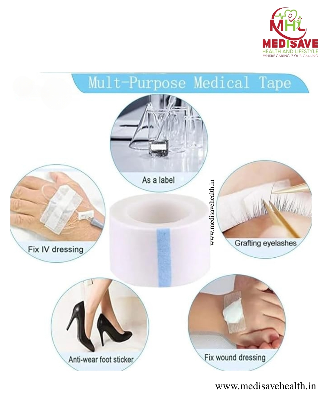 MICROPOROUS SURGICAL PAPER TAPE - WELLNESS