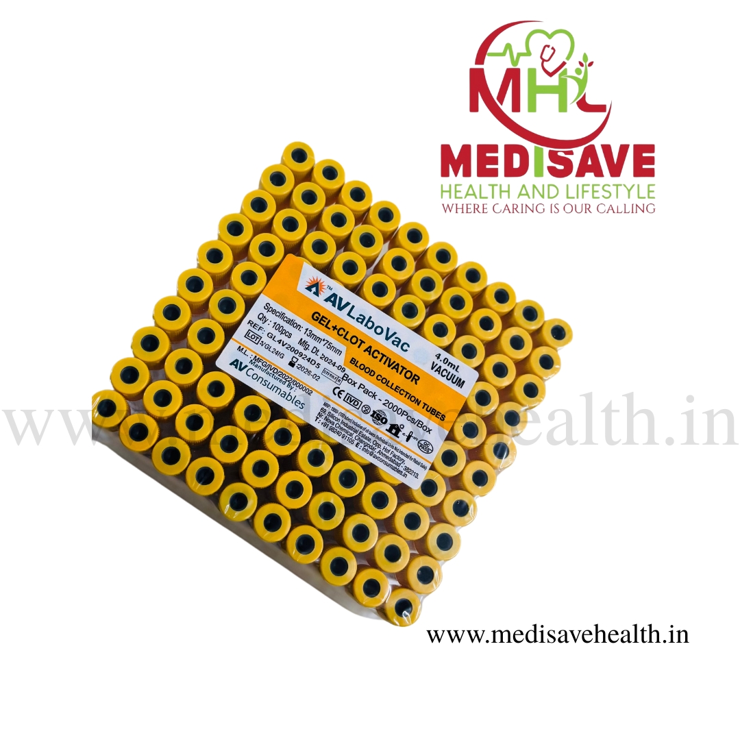 VACCUM TUBES GEL+CLOT 4ML