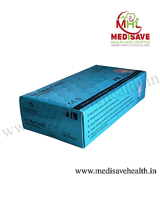 Powdered Latex Examination Gloves M - Healthshine