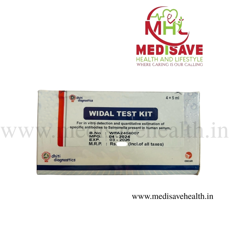 Buy OSCAR Widal Test Kit 4×5ML Online | Typhoid Diagnostic Reagent Kit