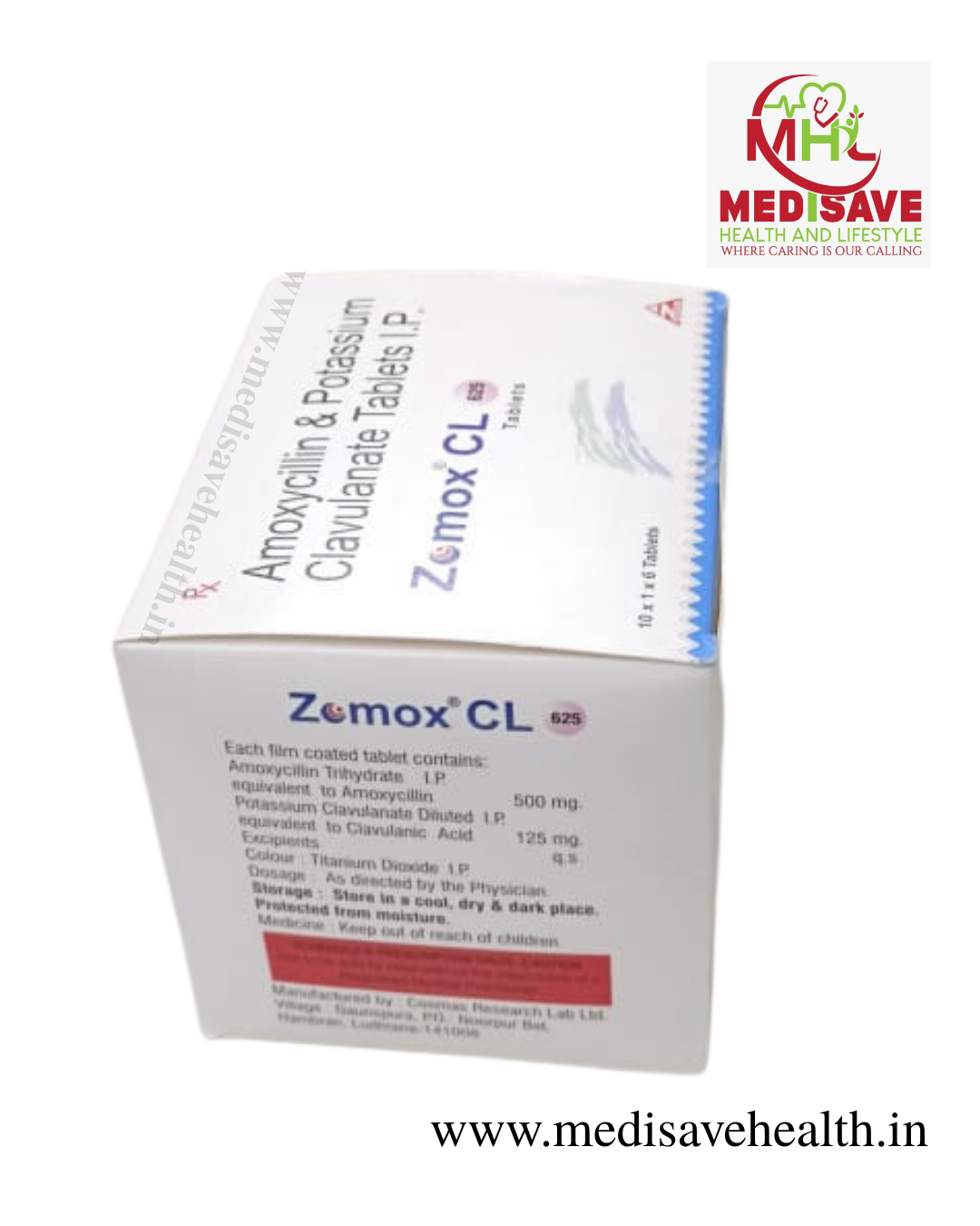 Zomox CL 625 Tablet (1*6)
