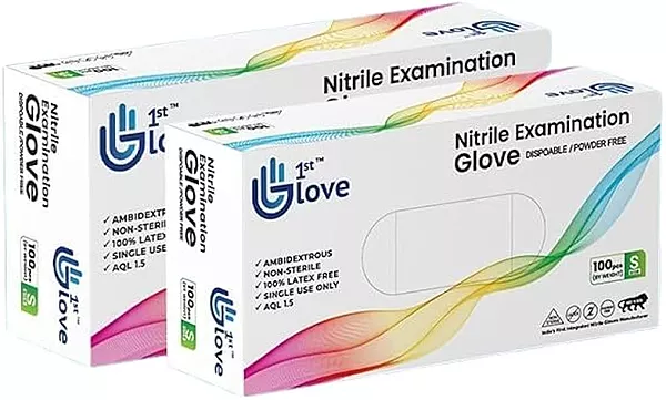 Nitrile Examination Gloves - S (1st Glove)