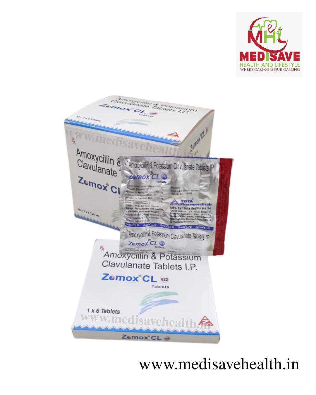 Zomox CL 625 Tablet (1*6)