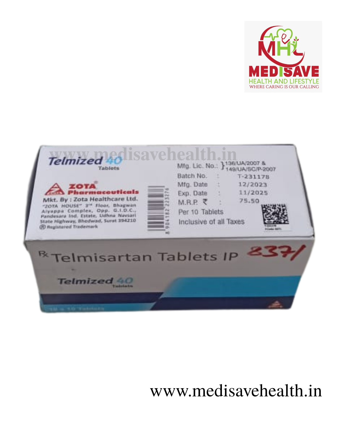 Telmized 40 Tablet (1*10)