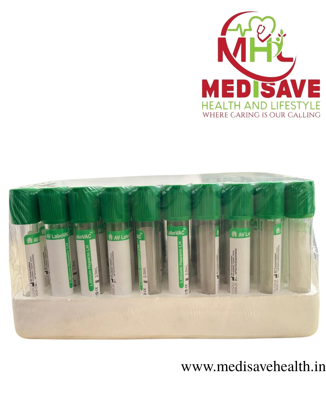  LITHIUM HEPARIN VACCUM TUBES 