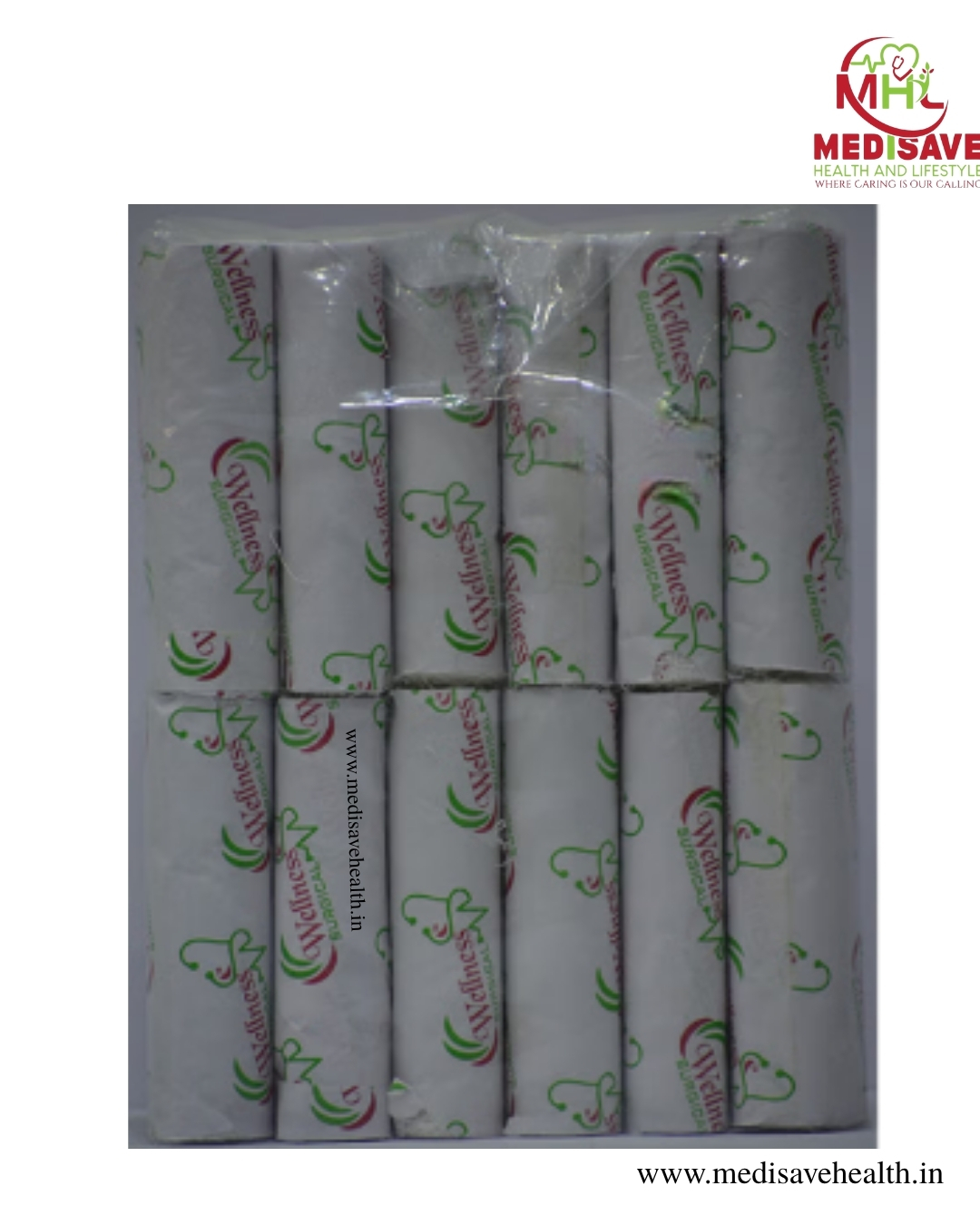 GAUZE BANDAGE(44TPI)-(12 U)- WELLNESS