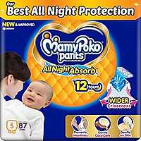 MamyPoko Pants S Size (4–8 kg) Baby Diapers – 56P