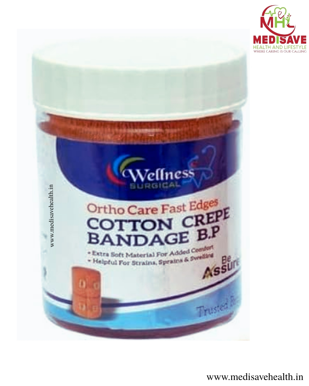 PREMIUM COTTON CREPE BANDAGE- WELLNESS