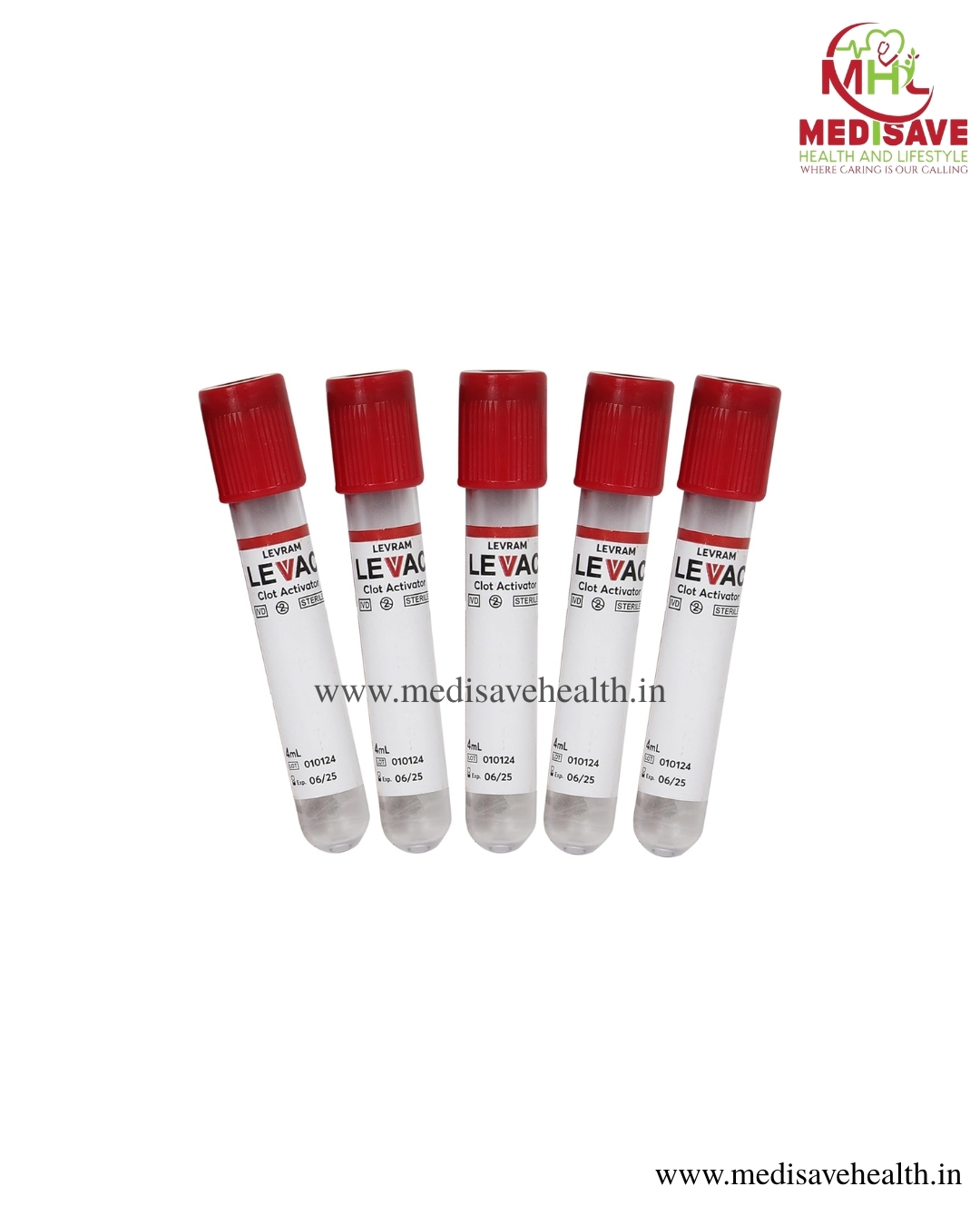 Clot activator(Non Vacuum)4ml- Levram