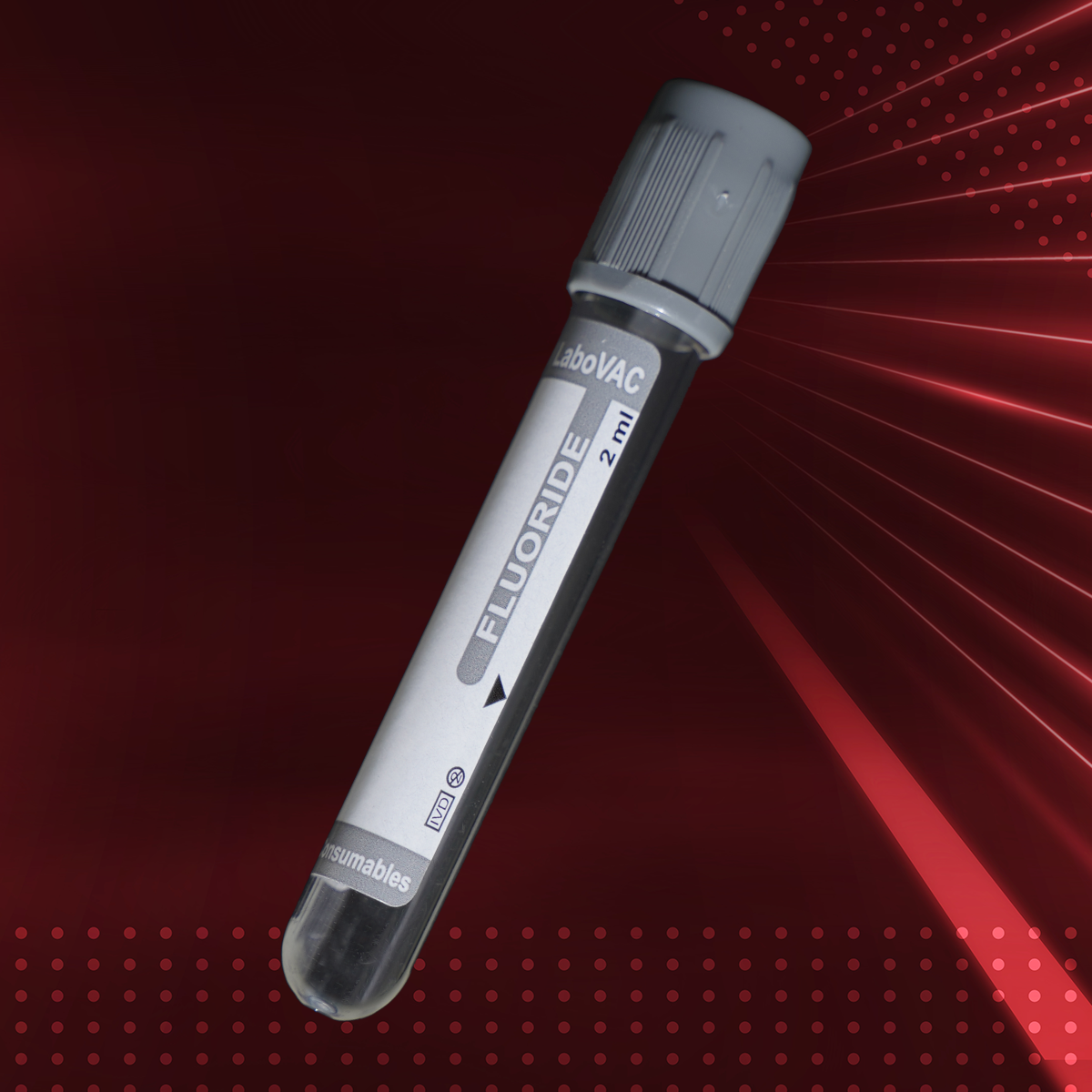 FLOURIDE NON VACCUM SAFTY CAP TUBES