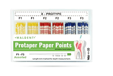 Waldent Paper Points Protaper (Length Marked) Waldent Paper Points Protaper (Length Marked)