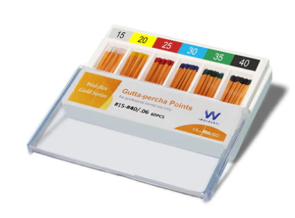 Waldent Gutta Percha Points 6% (Length Marked)