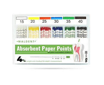 Waldent Paper Points 4% (Length Marked) Waldent Paper Points 4% (Length Marked)