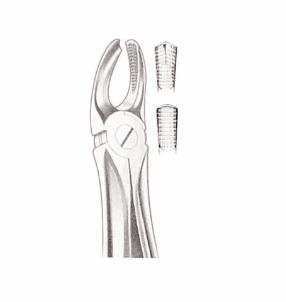 Waldent Tooth Extraction Forceps Upper Molars Right, No.17 (1/104) Waldent Tooth Extraction Forceps Upper Molars Right, No.17 (1/104)